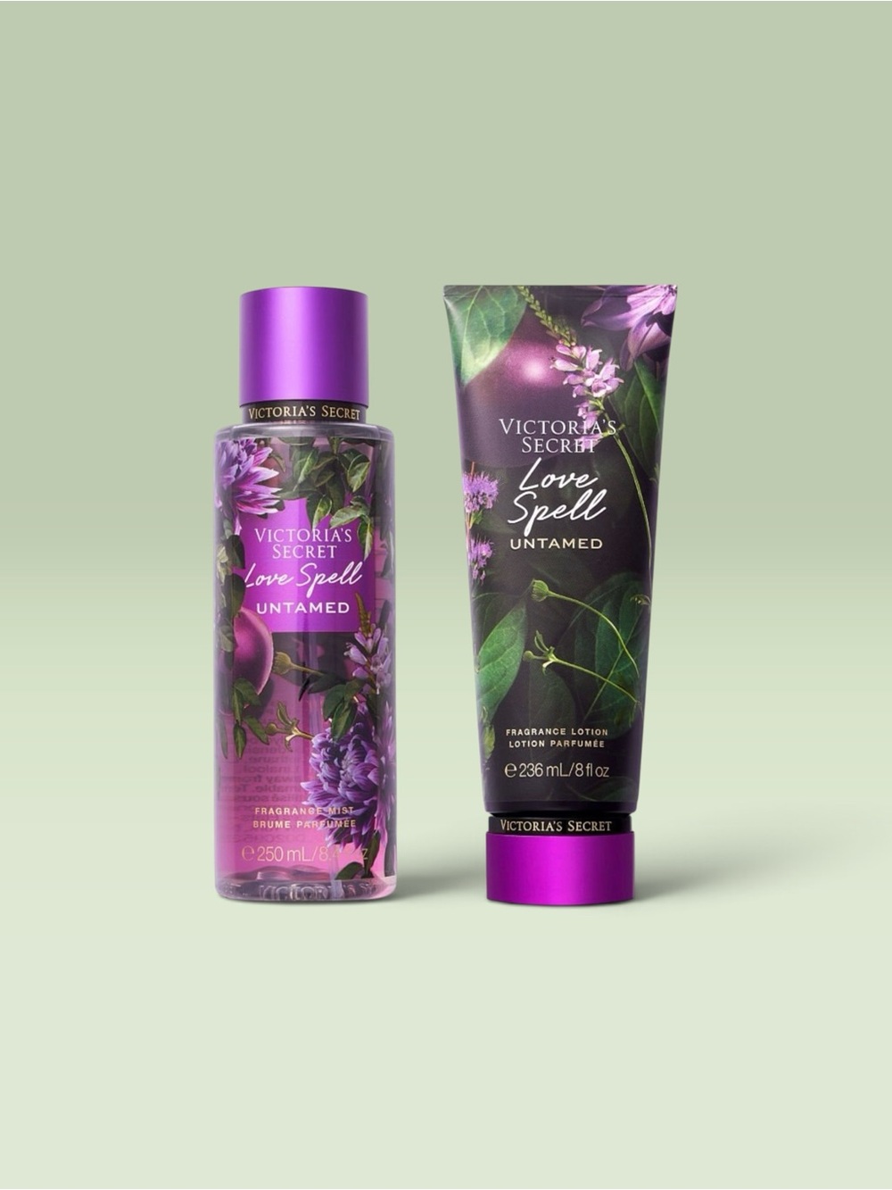 Victoria's Secret LOVE SPELL UNTAMED Fragrance Mist and Lotion